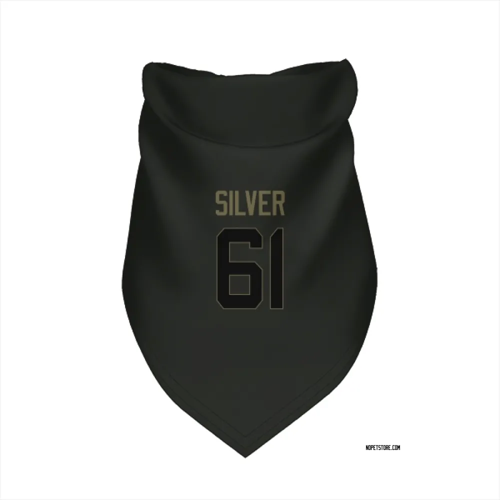 New Orleans Saints Keeshawn Silver Black Service Pet Bandana for Dog & Cat