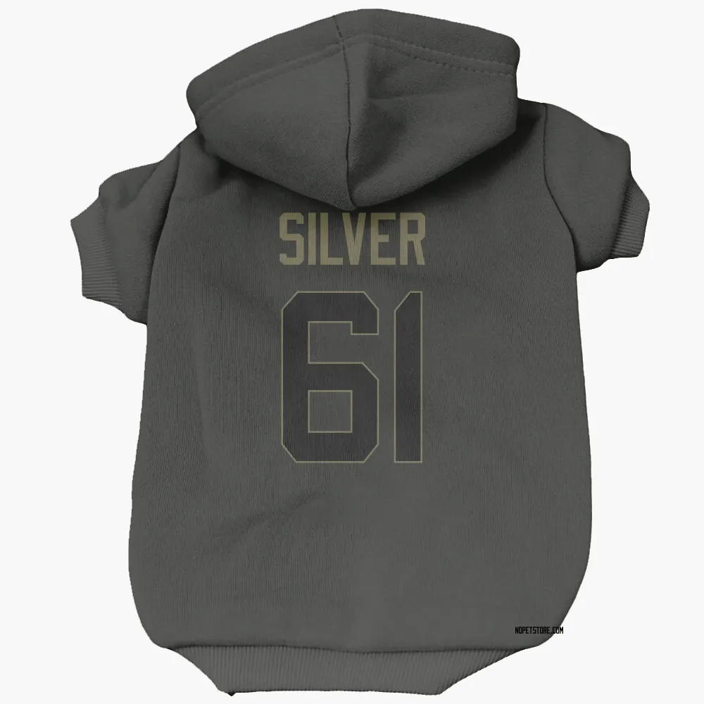 New Orleans Saints Keeshawn Silver Black Service Pet Hoodie for Dog & Cat