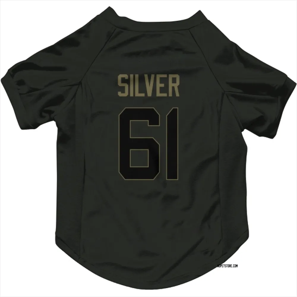 New Orleans Saints Keeshawn Silver Black Service Pet Jersey for Dog & Cat