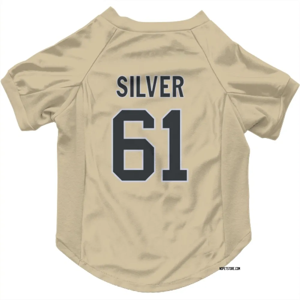 New Orleans Saints Keeshawn Silver Gold Pet Jersey for Dog & Cat