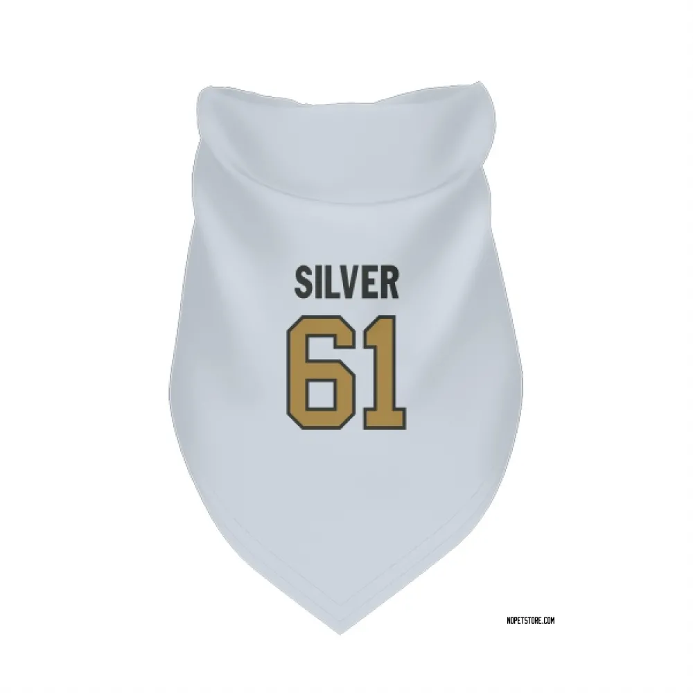 New Orleans Saints Keeshawn Silver White Gold Pet Bandana for Dog & Cat