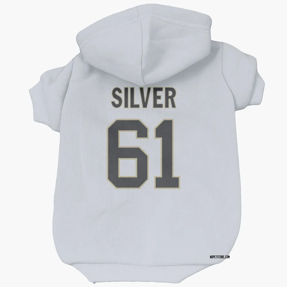 New Orleans Saints Keeshawn Silver White Pet Hoodie for Dog & Cat