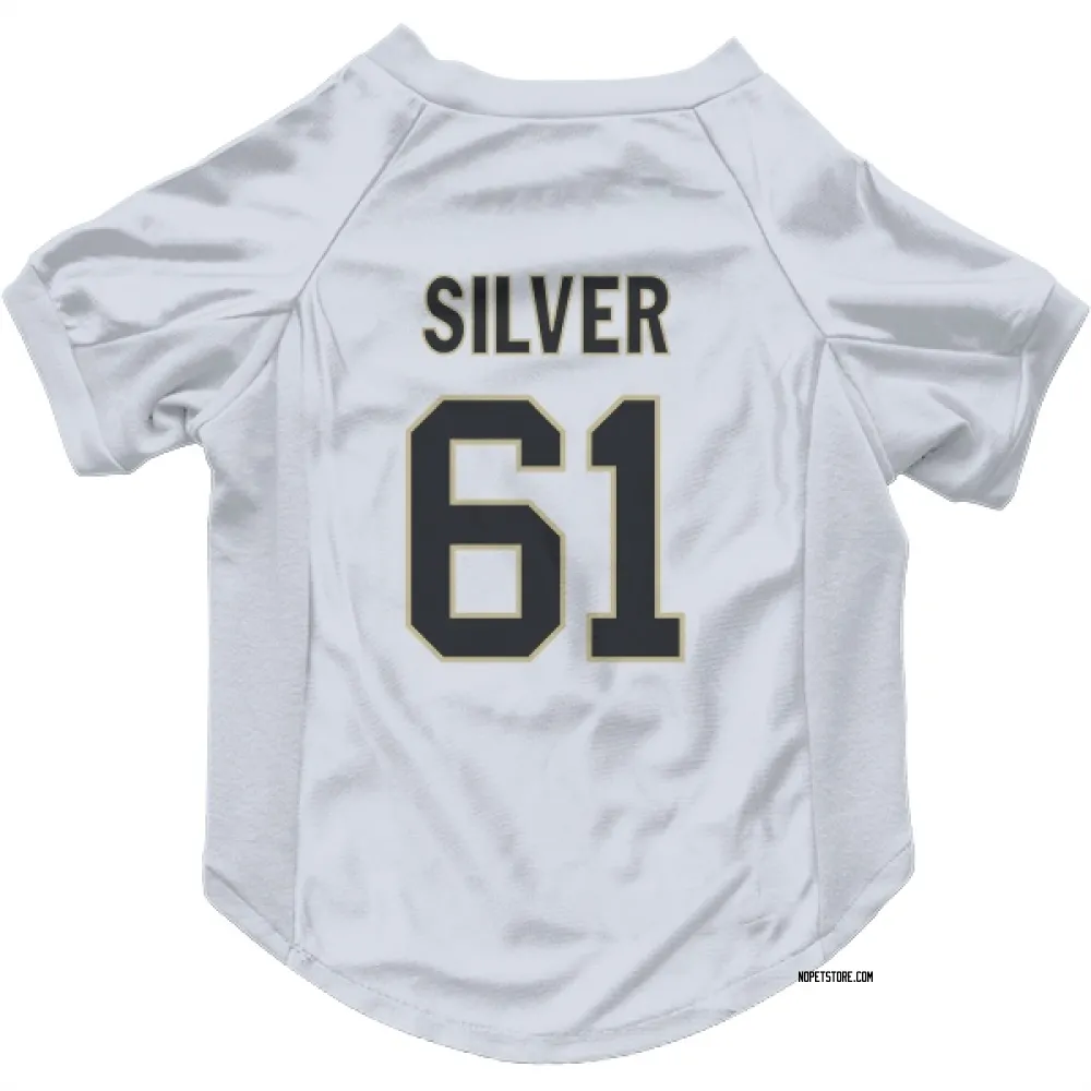 New Orleans Saints Keeshawn Silver White Pet Jersey for Dog & Cat