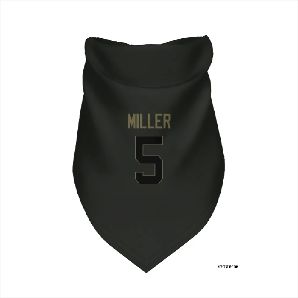New Orleans Saints Kendre Miller Black Service Pet Bandana for Dog & Cat