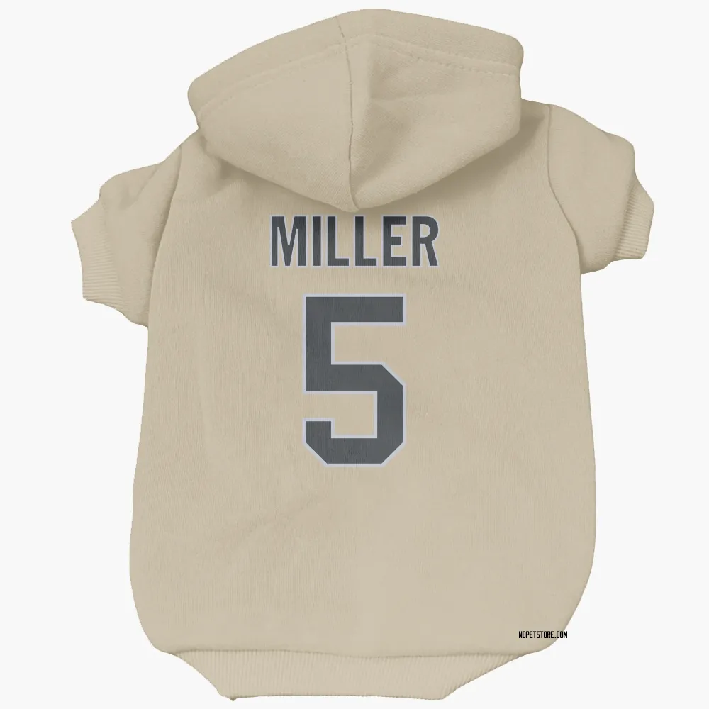 New Orleans Saints Kendre Miller Gold Pet Hoodie for Dog & Cat