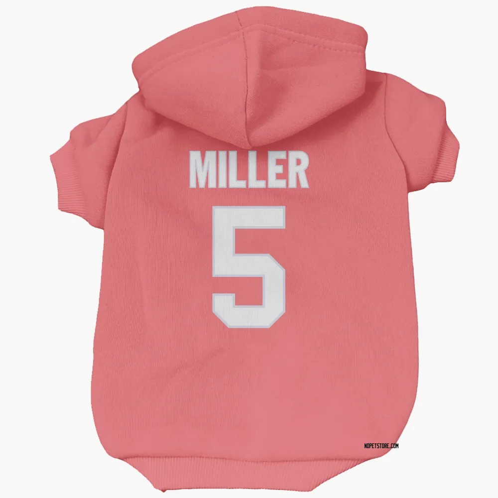 New Orleans Saints Kendre Miller Pink Pet Hoodie for Dog & Cat