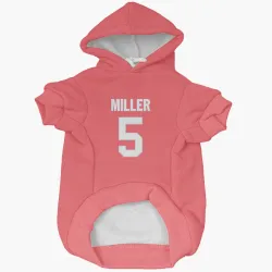 New Orleans Saints Kendre Miller Pink Pet Hoodie for Dog & Cat