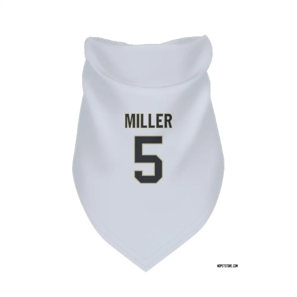 New Orleans Saints Kendre Miller White Pet Bandana for Dog & Cat