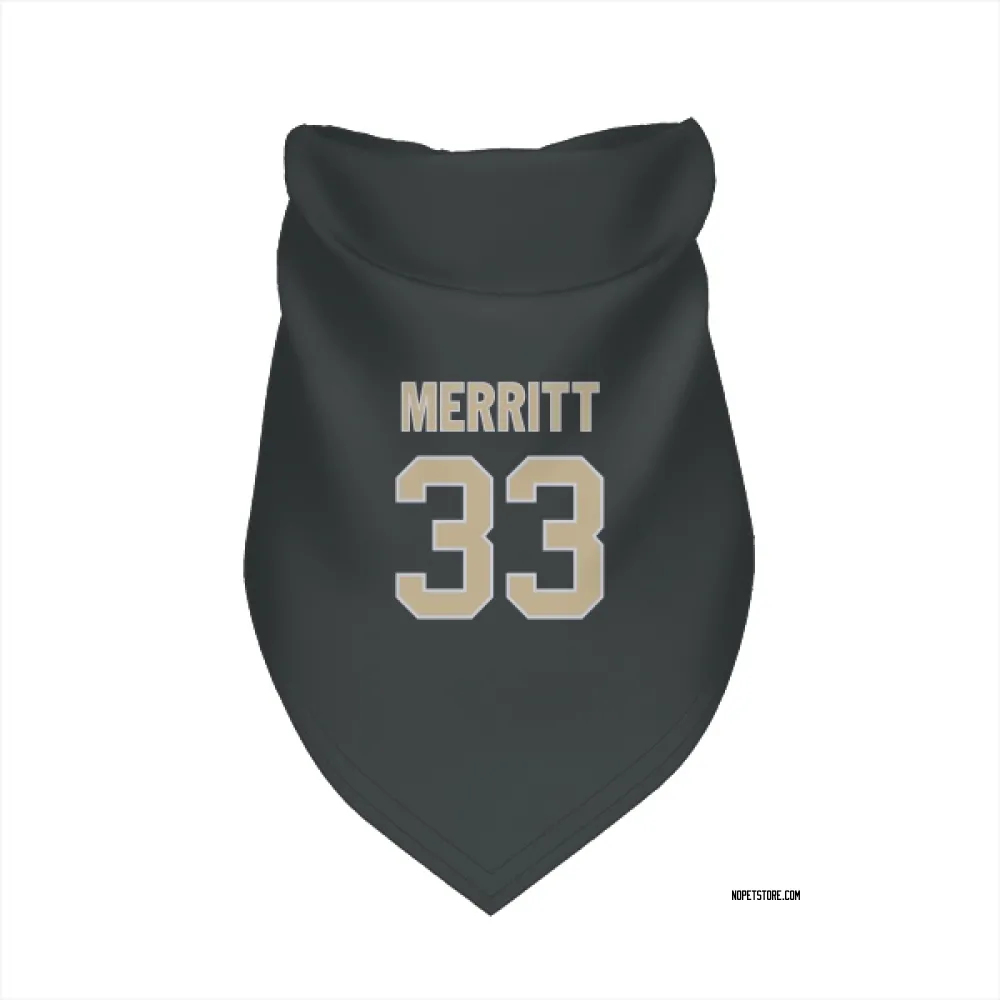 New Orleans Saints Kirk Merritt Black Pet Bandana for Dog & Cat