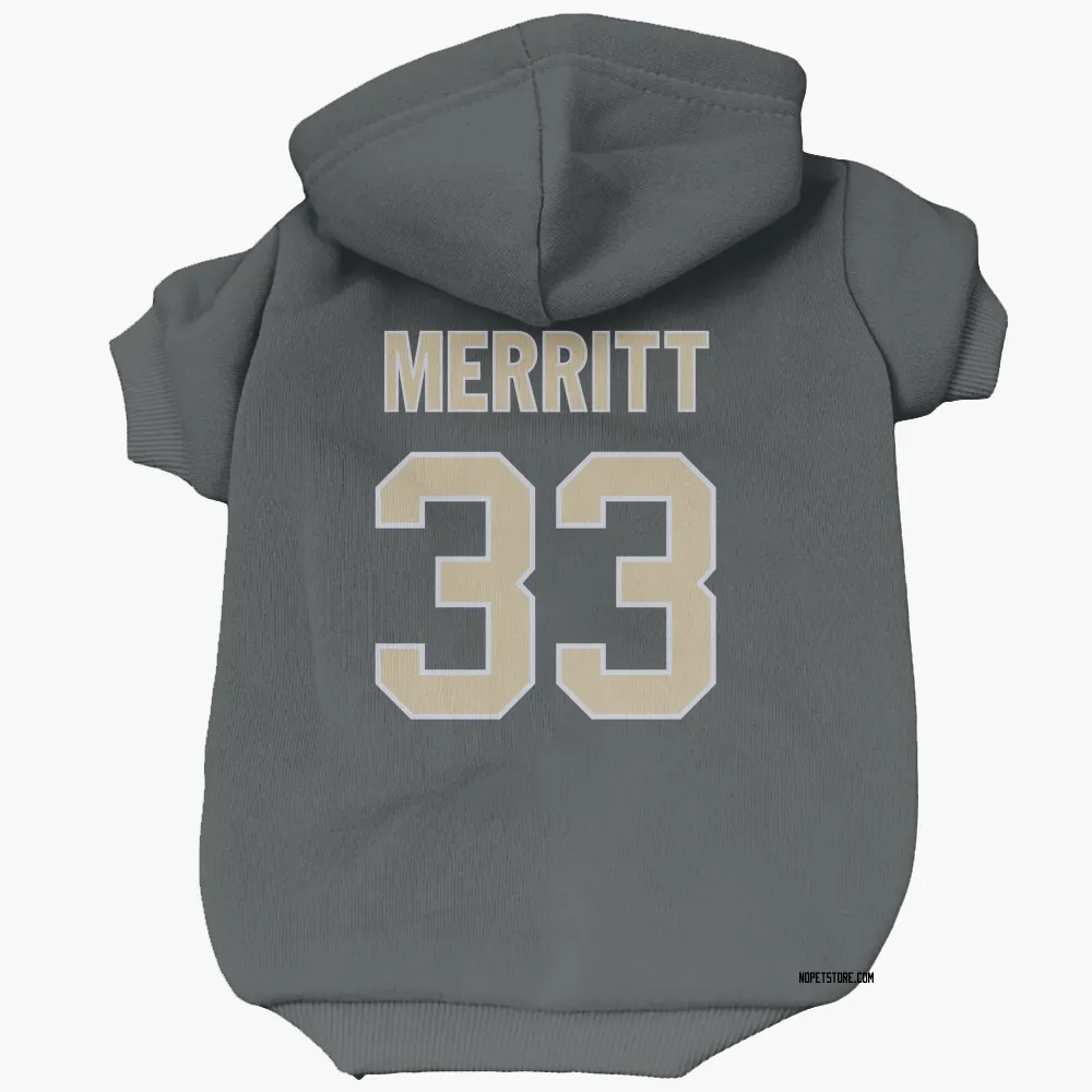 New Orleans Saints Kirk Merritt Black Pet Hoodie for Dog & Cat