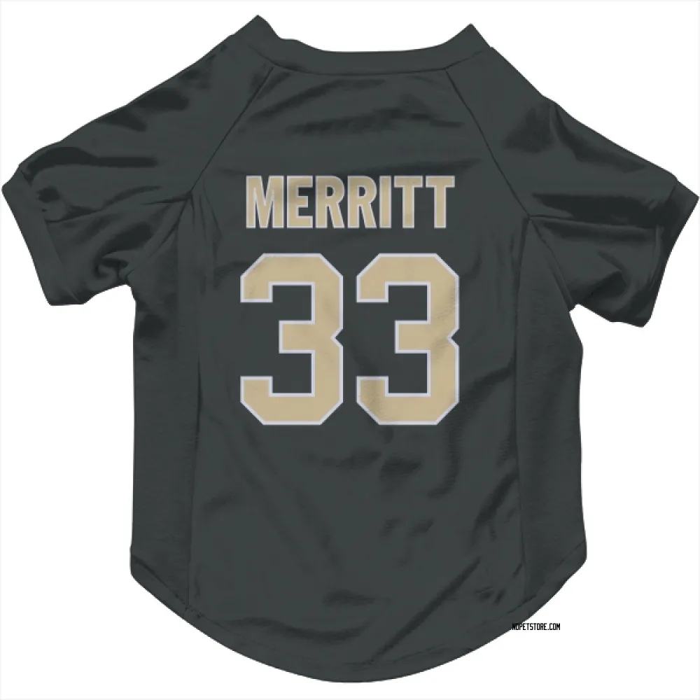 New Orleans Saints Kirk Merritt Black Pet Jersey for Dog & Cat