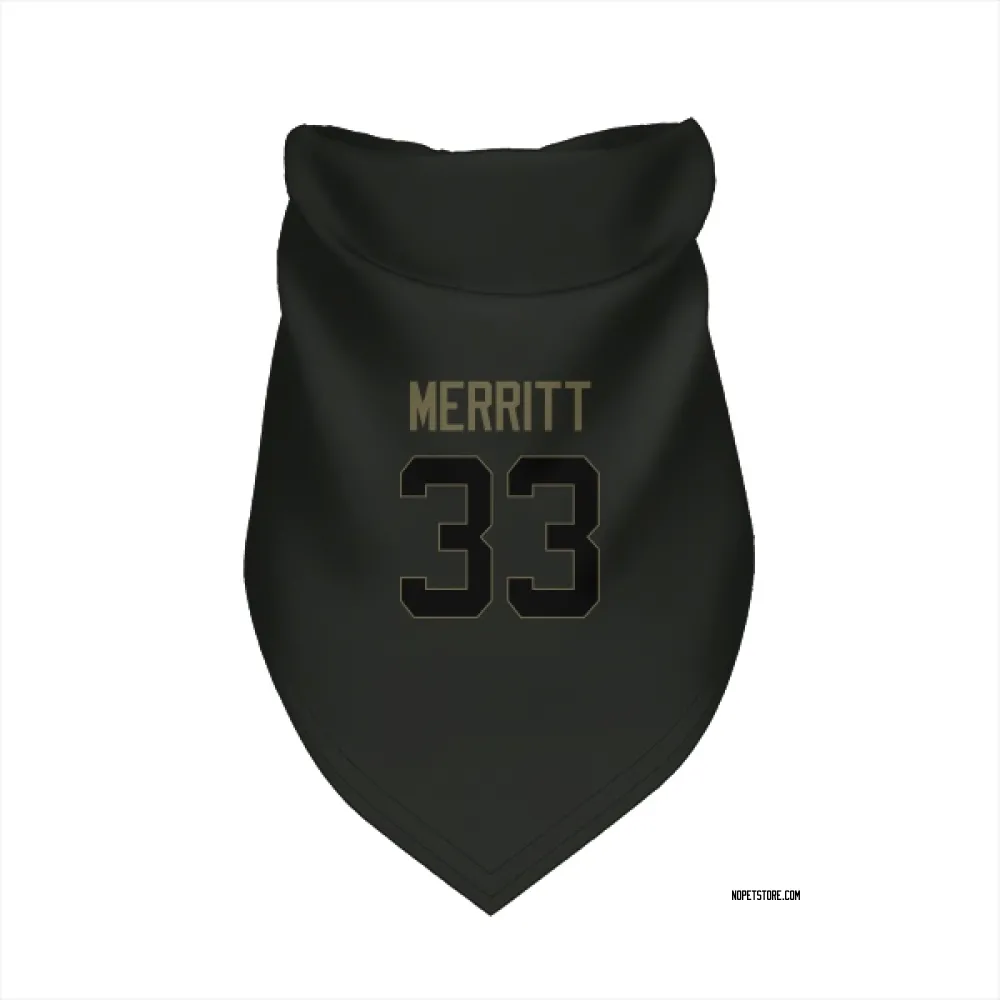New Orleans Saints Kirk Merritt Black Service Pet Bandana for Dog & Cat