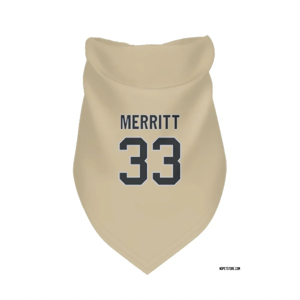 New Orleans Saints Kirk Merritt Gold Pet Bandana for Dog & Cat