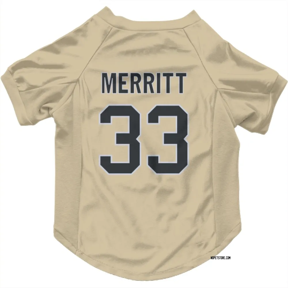 New Orleans Saints Kirk Merritt Gold Pet Jersey for Dog & Cat