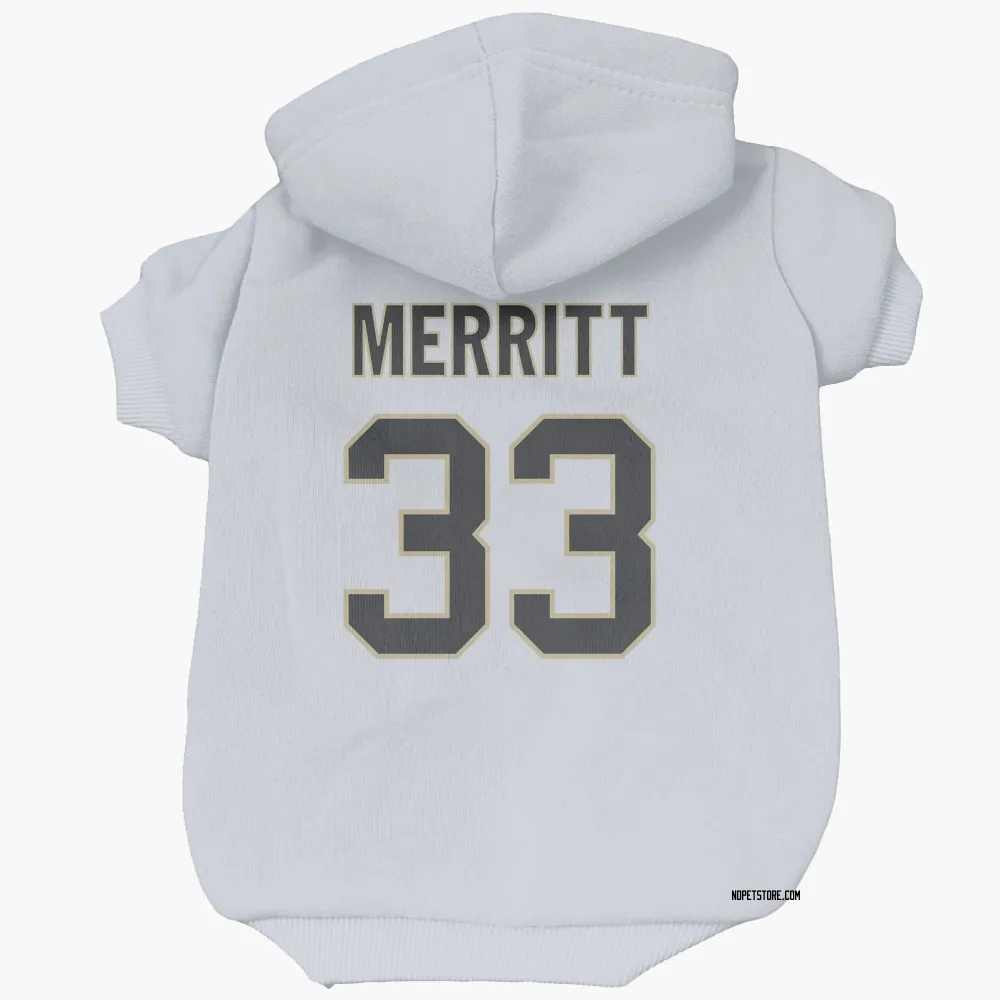 New Orleans Saints Kirk Merritt White Pet Hoodie for Dog & Cat