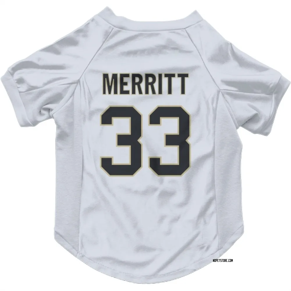 New Orleans Saints Kirk Merritt White Pet Jersey for Dog & Cat