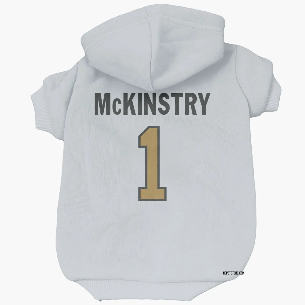 New Orleans Saints Kool-Aid McKinstry White Gold Pet Hoodie for Dog & Cat