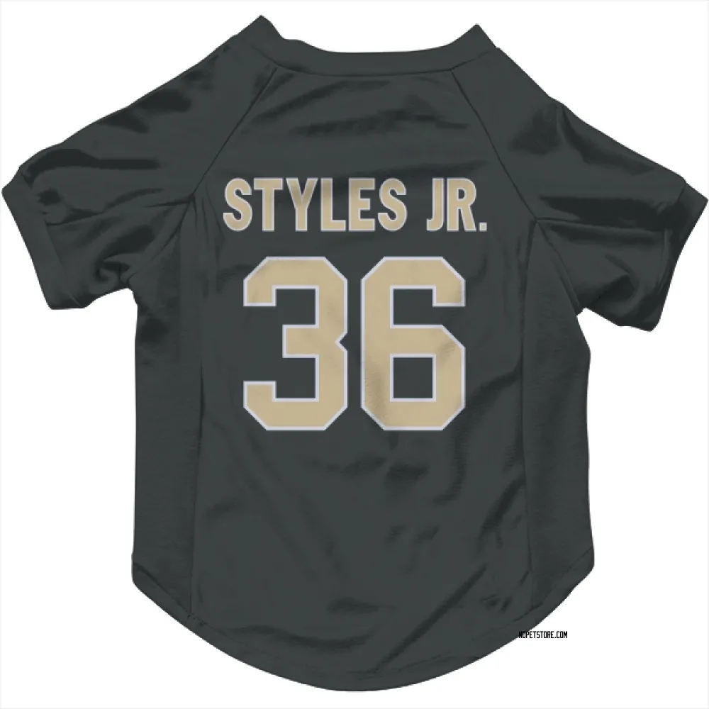 New Orleans Saints Lorenzo Styles Jr. Black Pet Jersey for Dog & Cat