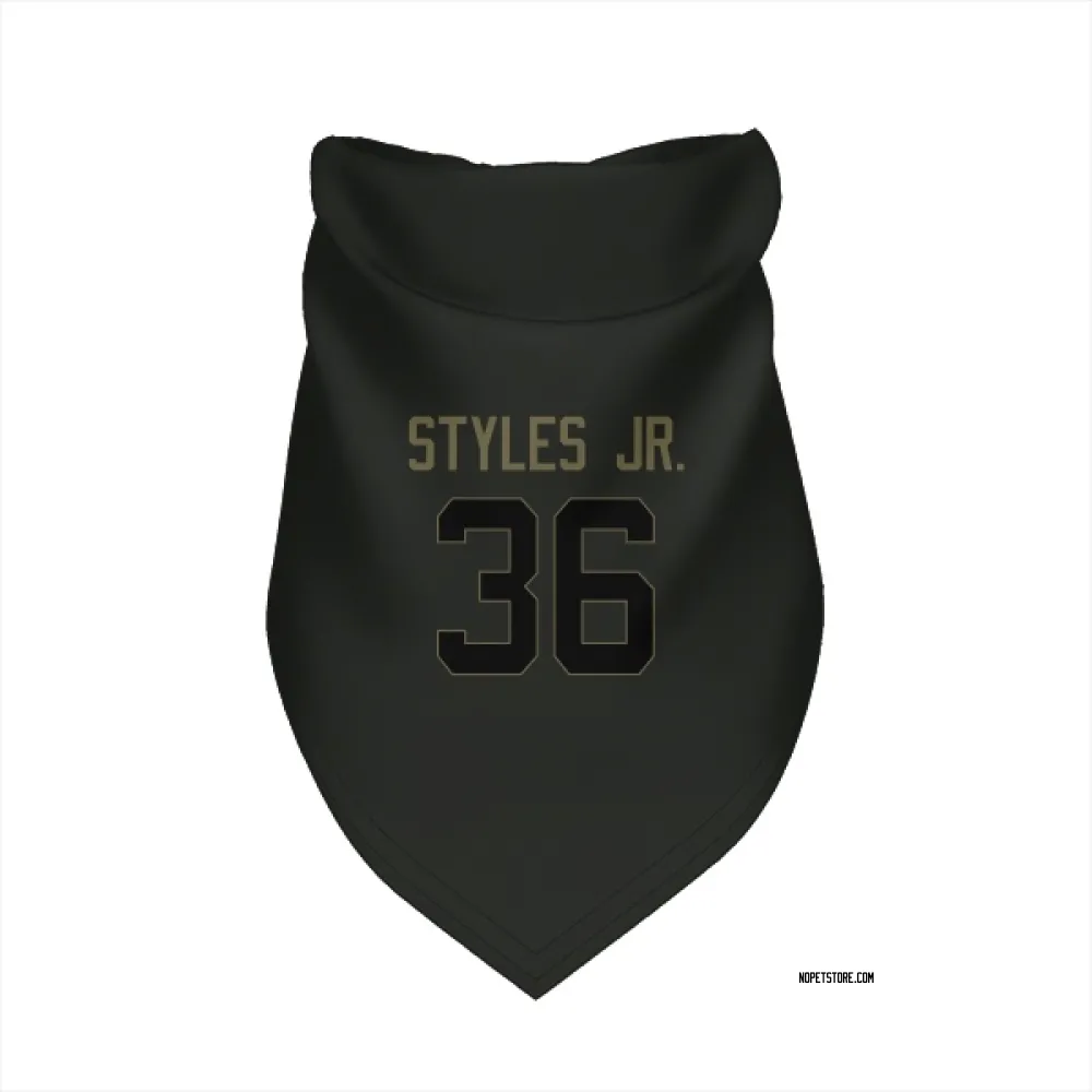 New Orleans Saints Lorenzo Styles Jr. Black Service Pet Bandana for Dog & Cat