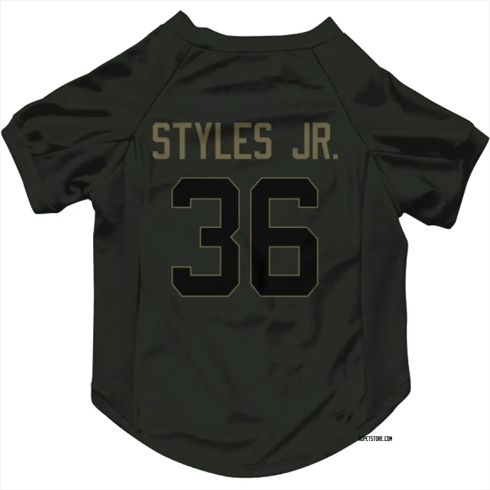 New Orleans Saints Lorenzo Styles Jr. Black Service Pet Jersey for Dog & Cat