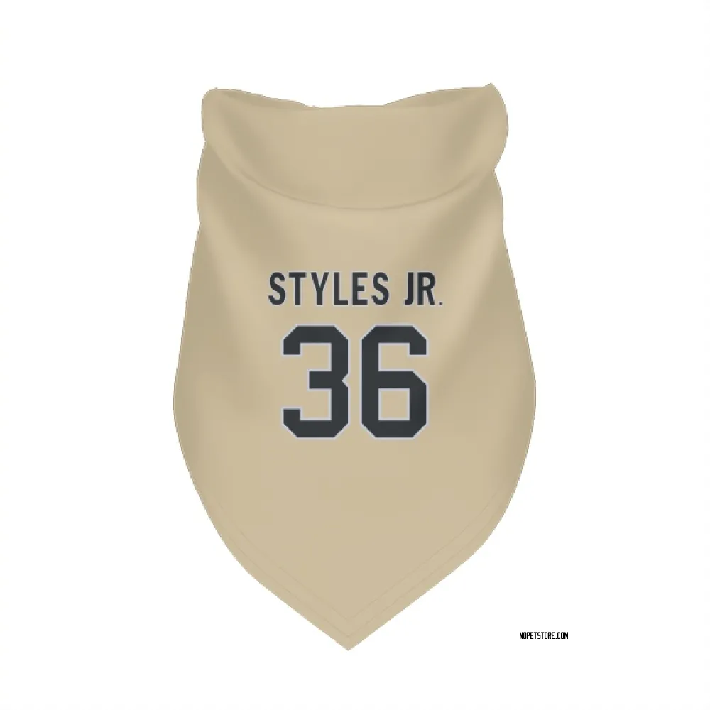 New Orleans Saints Lorenzo Styles Jr. Gold Pet Bandana for Dog & Cat