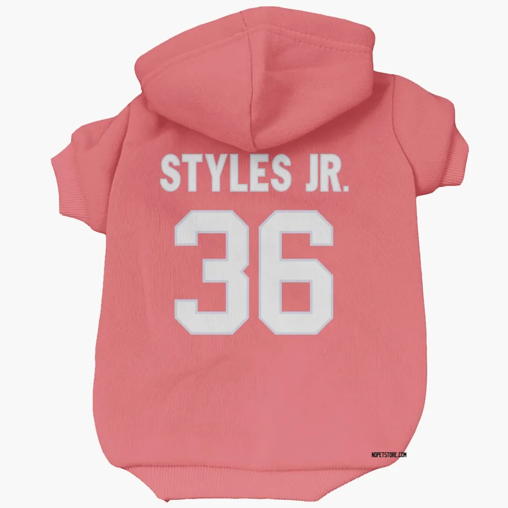 New Orleans Saints Lorenzo Styles Jr. Pink Pet Hoodie for Dog & Cat