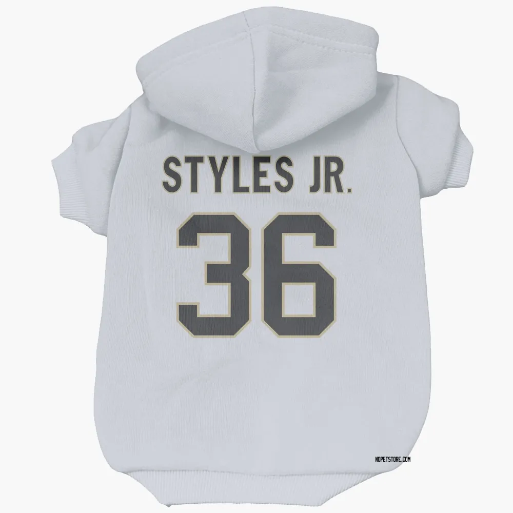 New Orleans Saints Lorenzo Styles Jr. White Pet Hoodie for Dog & Cat