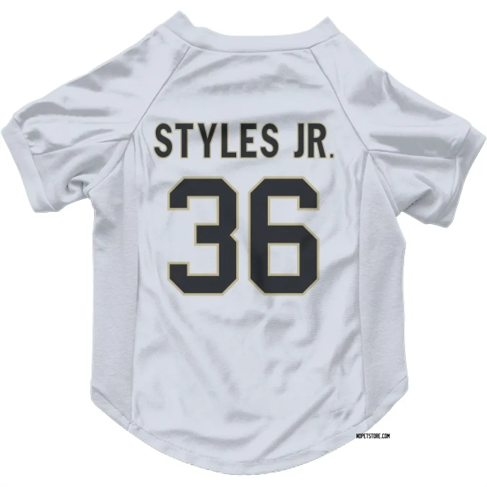 New Orleans Saints Lorenzo Styles Jr. White Pet Jersey for Dog & Cat