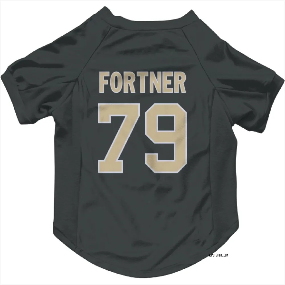 New Orleans Saints Luke Fortner Black Pet Jersey for Dog & Cat