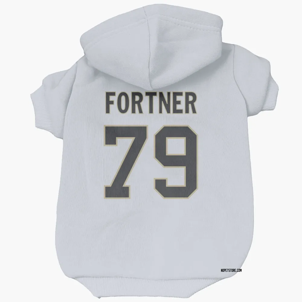 New Orleans Saints Luke Fortner White Pet Hoodie for Dog & Cat