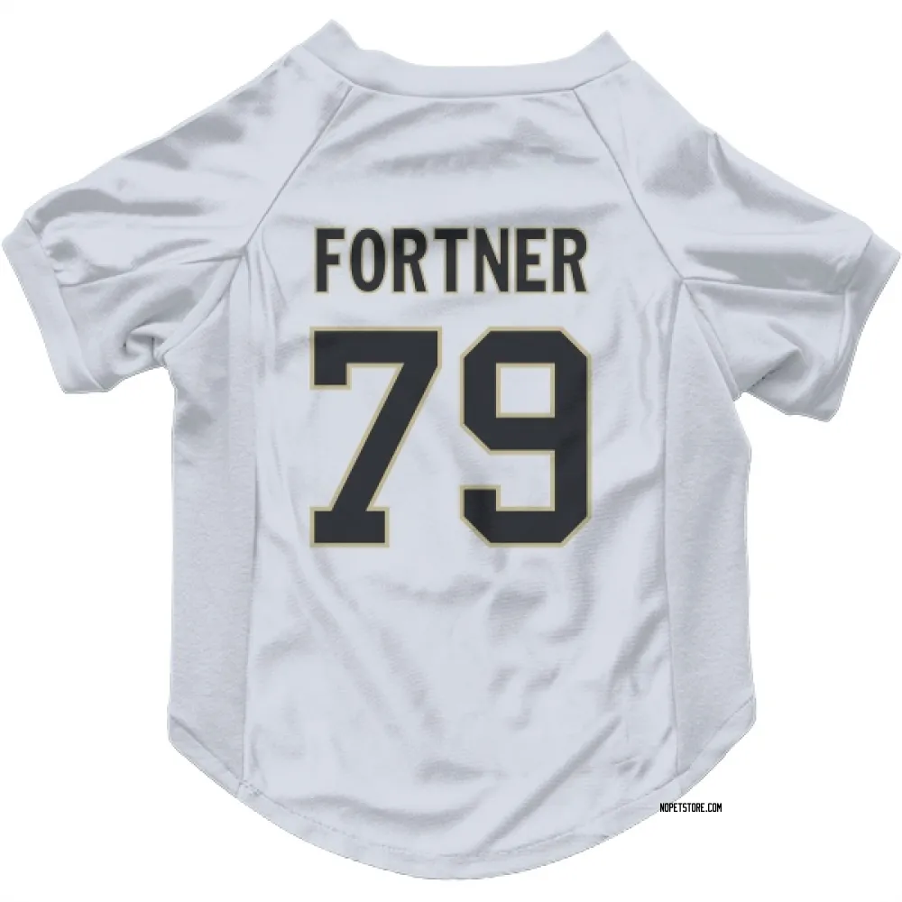 New Orleans Saints Luke Fortner White Pet Jersey for Dog & Cat