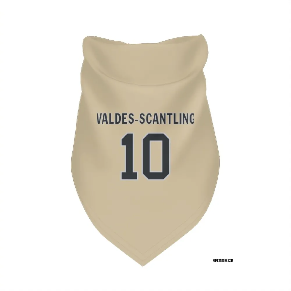 New Orleans Saints Marquez Valdes-Scantling Gold Pet Bandana for Dog & Cat