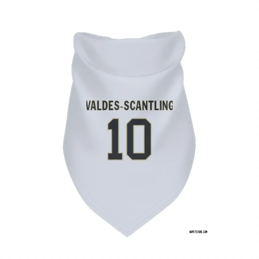 New Orleans Saints Marquez Valdes-Scantling White Pet Bandana for Dog & Cat