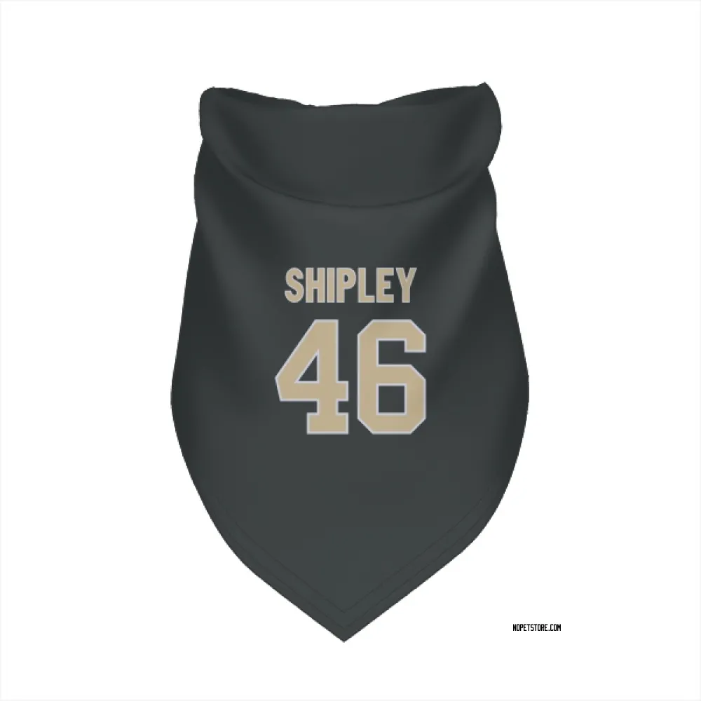 New Orleans Saints Mason Shipley Black Pet Bandana for Dog & Cat