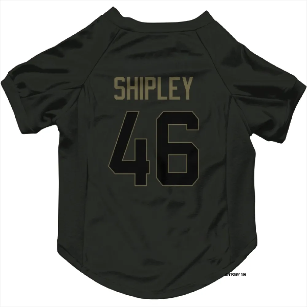 New Orleans Saints Mason Shipley Black Service Pet Jersey for Dog & Cat