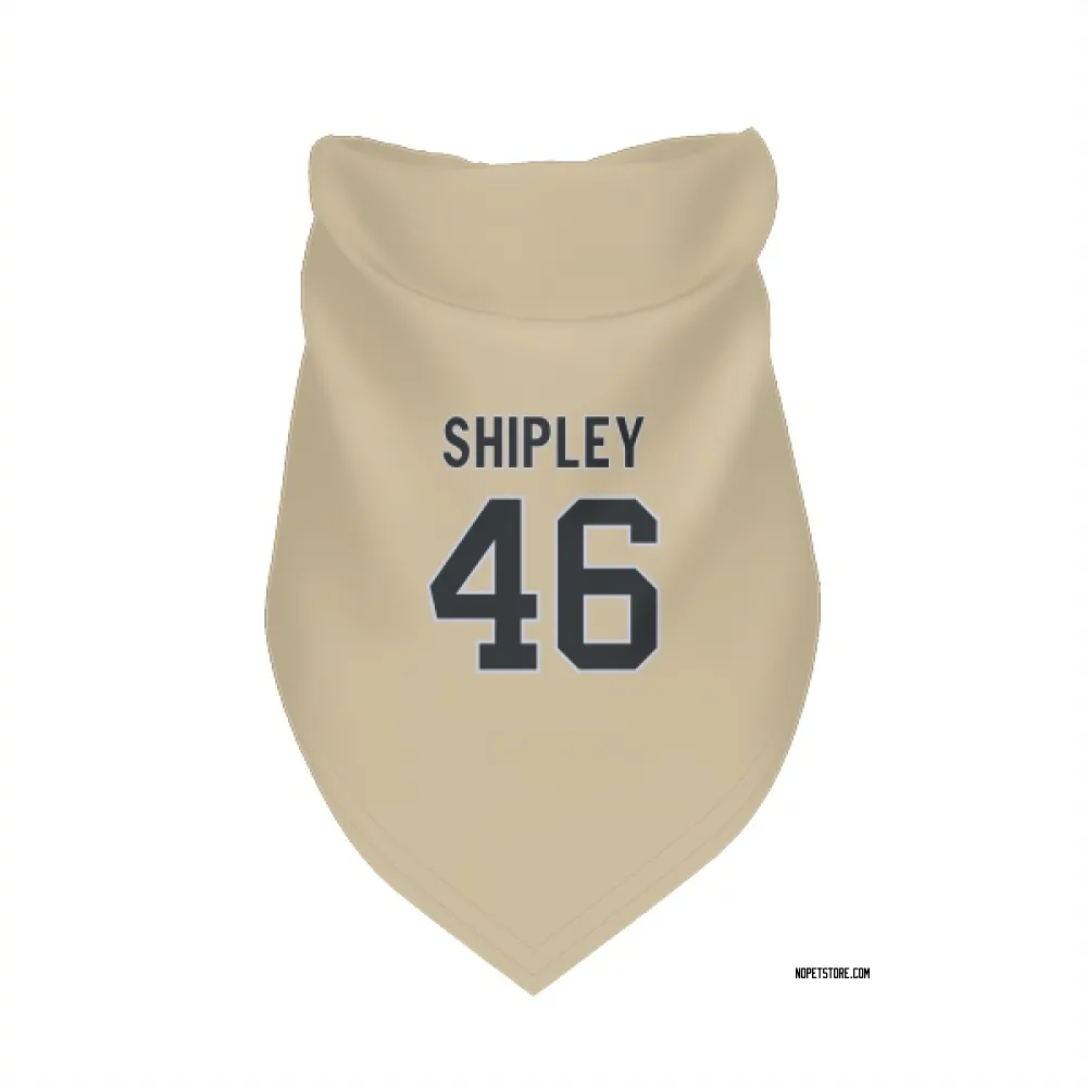 New Orleans Saints Mason Shipley Gold Pet Bandana for Dog & Cat