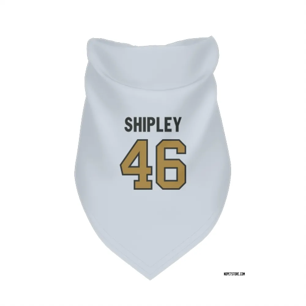 New Orleans Saints Mason Shipley White Gold Pet Bandana for Dog & Cat
