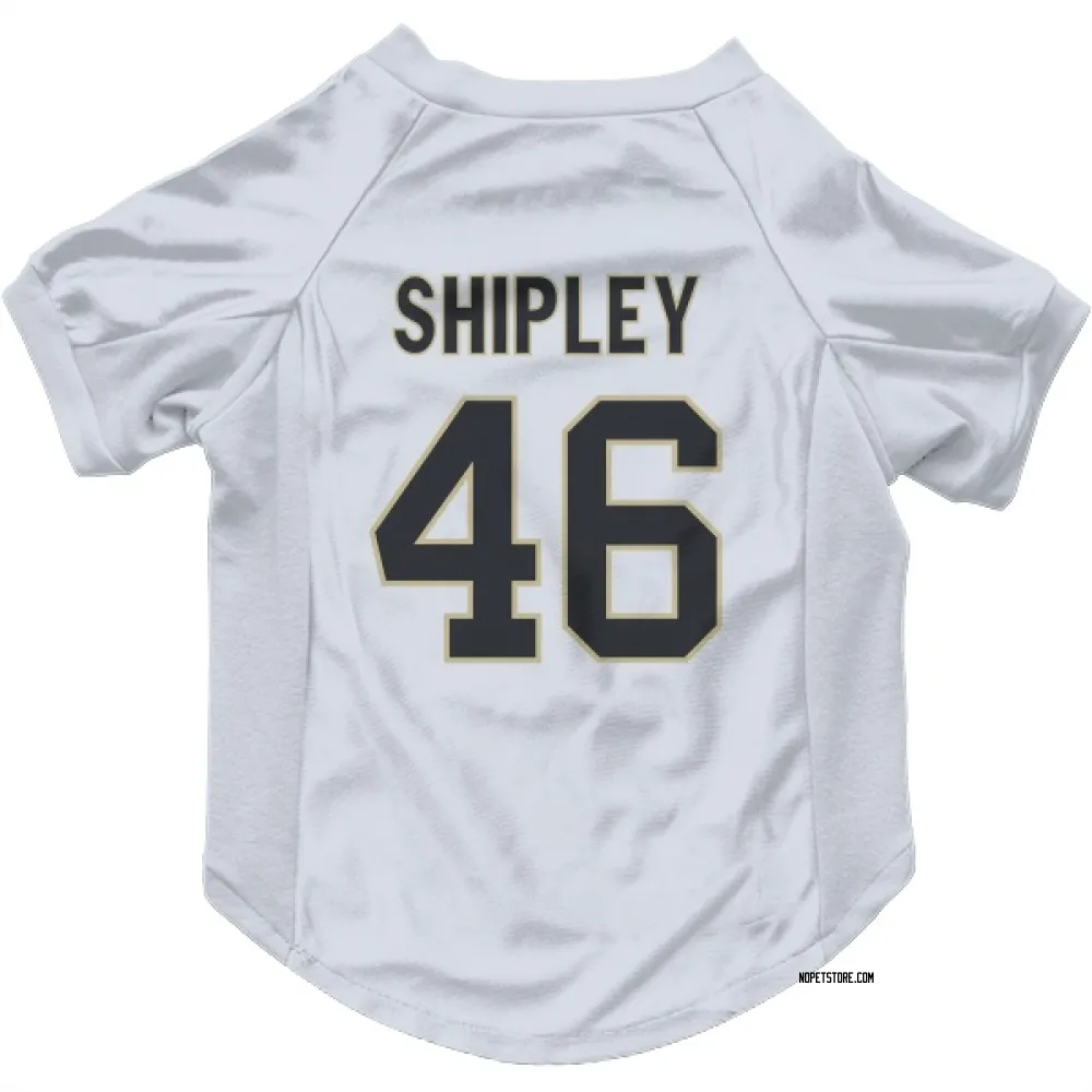 New Orleans Saints Mason Shipley White Pet Jersey for Dog & Cat