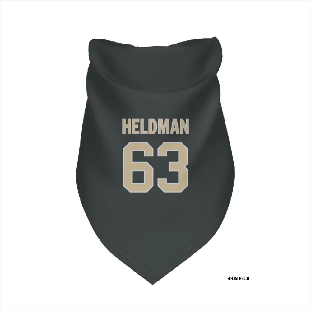 New Orleans Saints Michael Heldman Black Pet Bandana for Dog & Cat