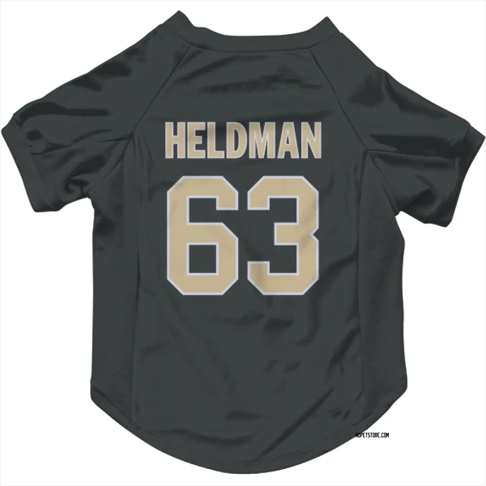New Orleans Saints Michael Heldman Black Pet Jersey for Dog & Cat