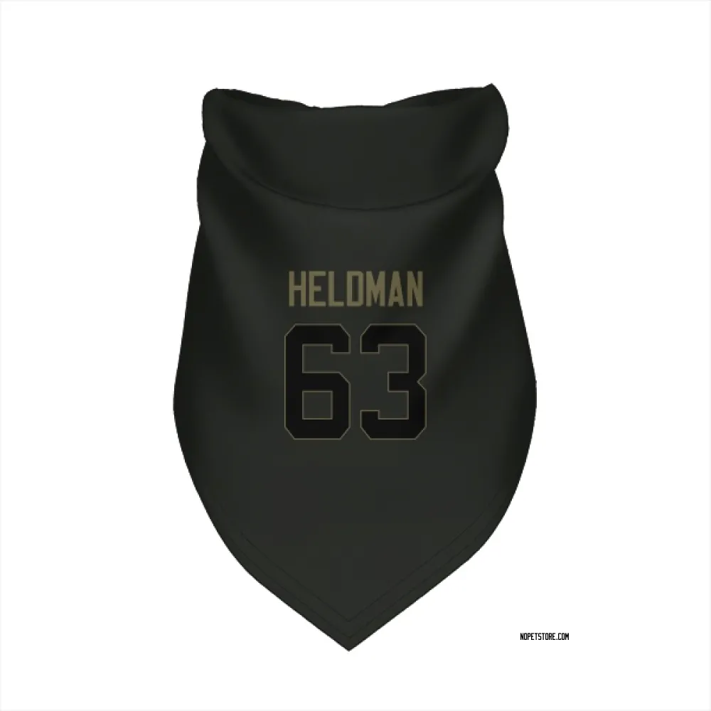 New Orleans Saints Michael Heldman Black Service Pet Bandana for Dog & Cat