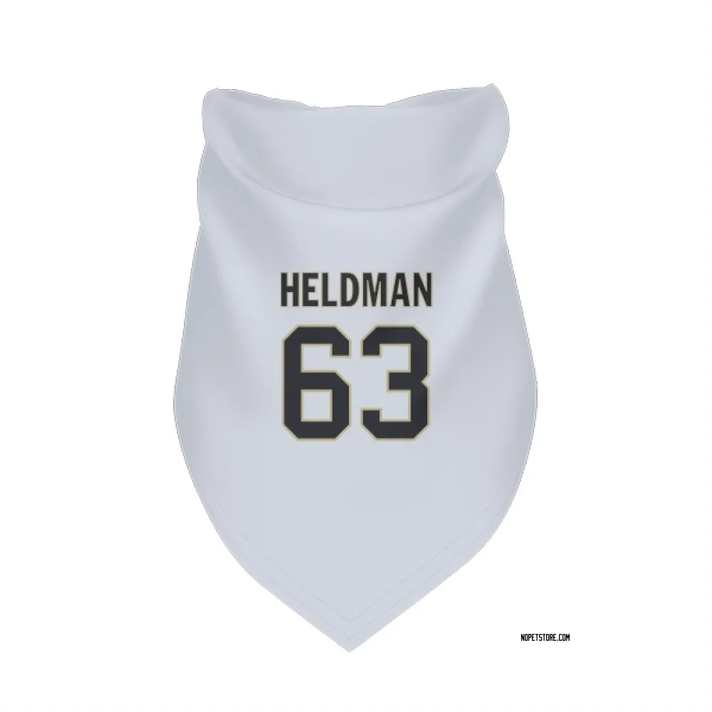 New Orleans Saints Michael Heldman White Pet Bandana for Dog & Cat