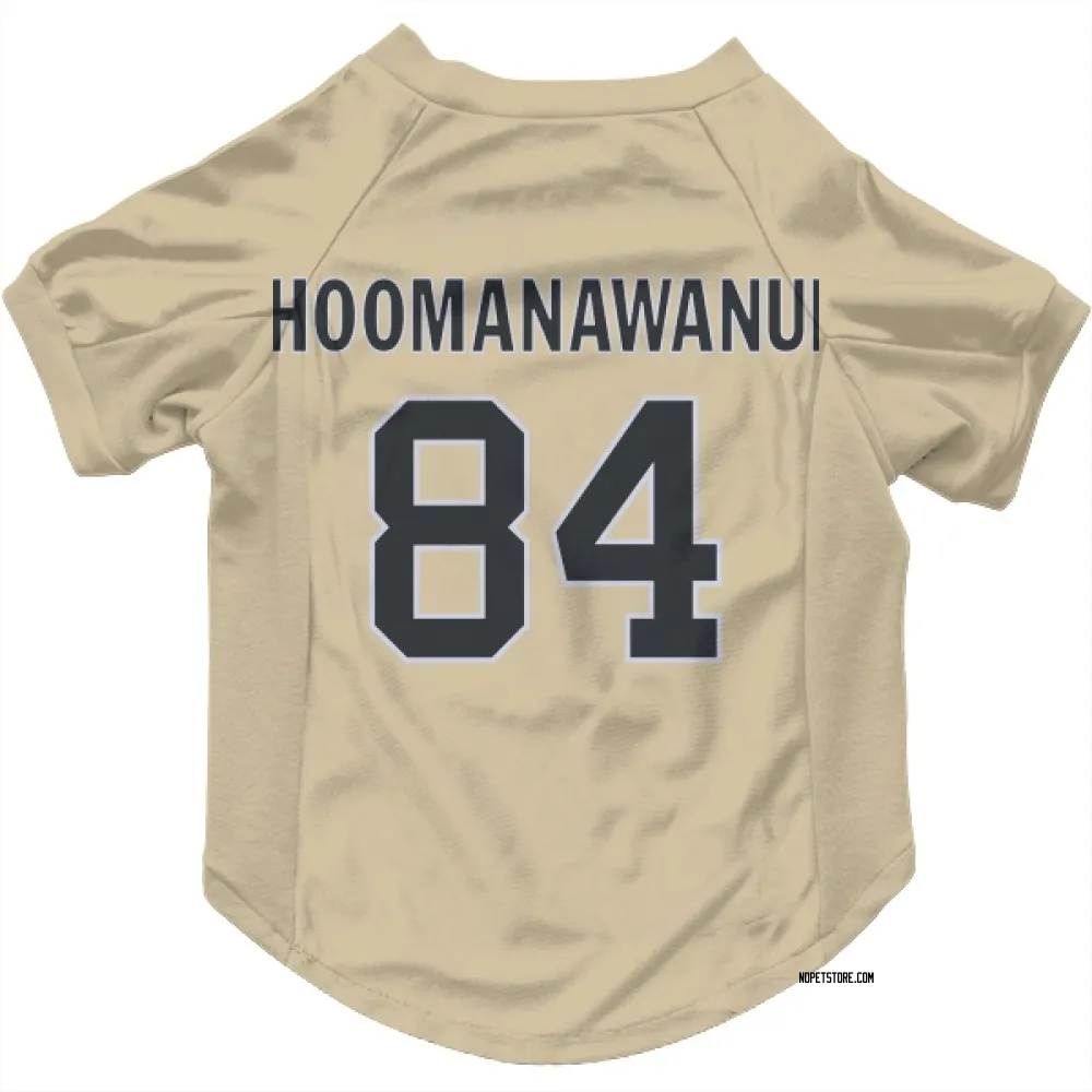 New Orleans Saints Michael Hoomanawanui Gold Pet Jersey for Dog & Cat
