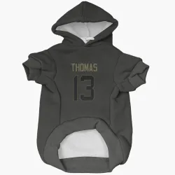 New Orleans Saints Michael Thomas Black Service Pet Hoodie for Dog & Cat