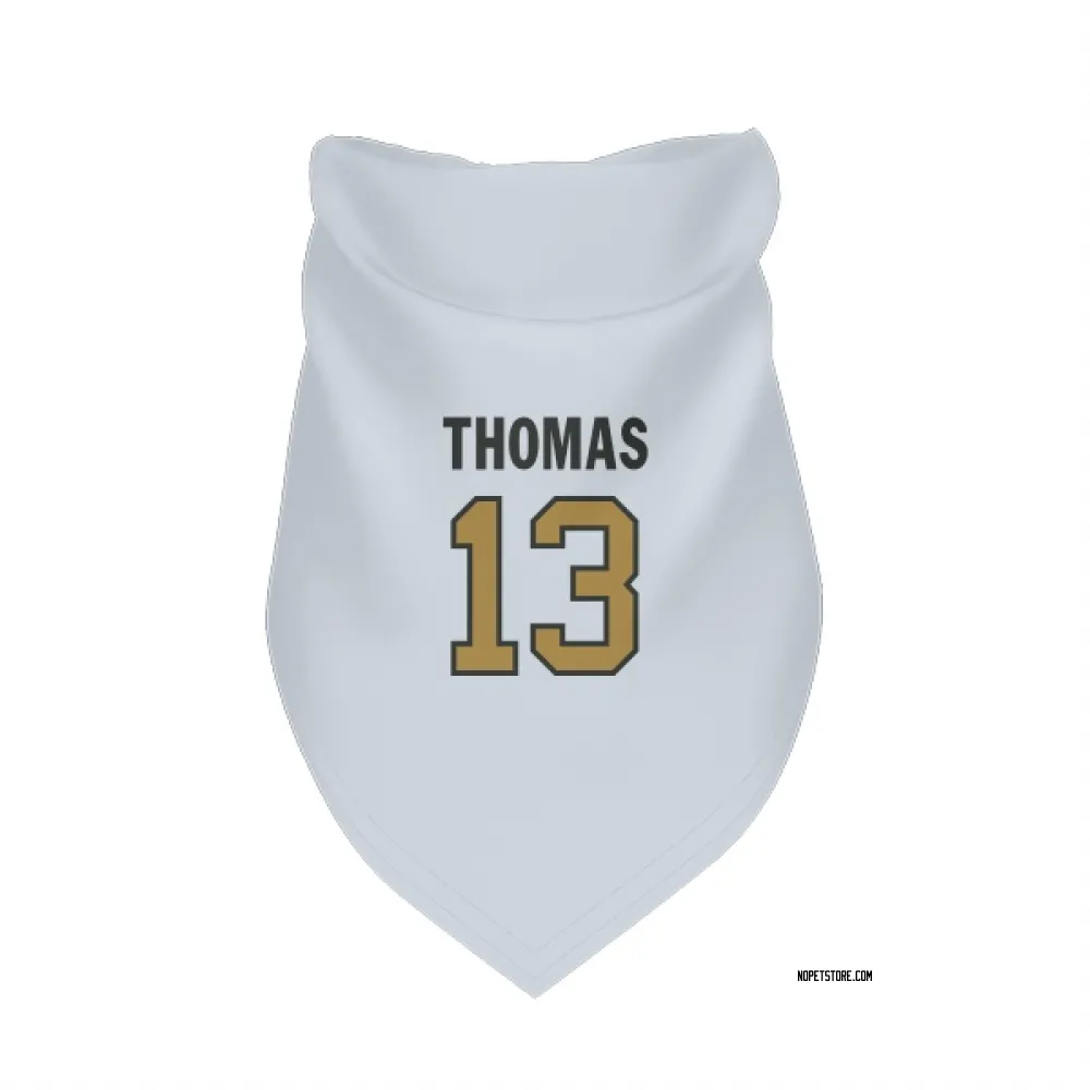 New Orleans Saints Michael Thomas White Gold Pet Bandana for Dog & Cat