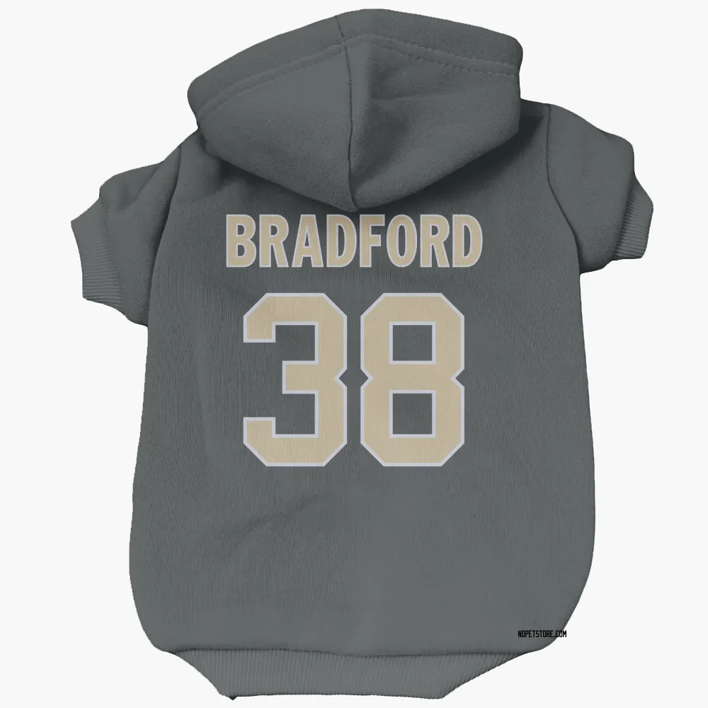 New Orleans Saints Millard Bradford Black Pet Hoodie for Dog & Cat