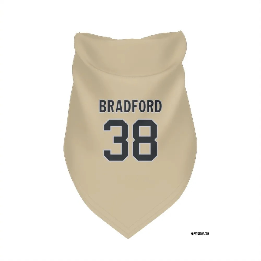 New Orleans Saints Millard Bradford Gold Pet Bandana for Dog & Cat