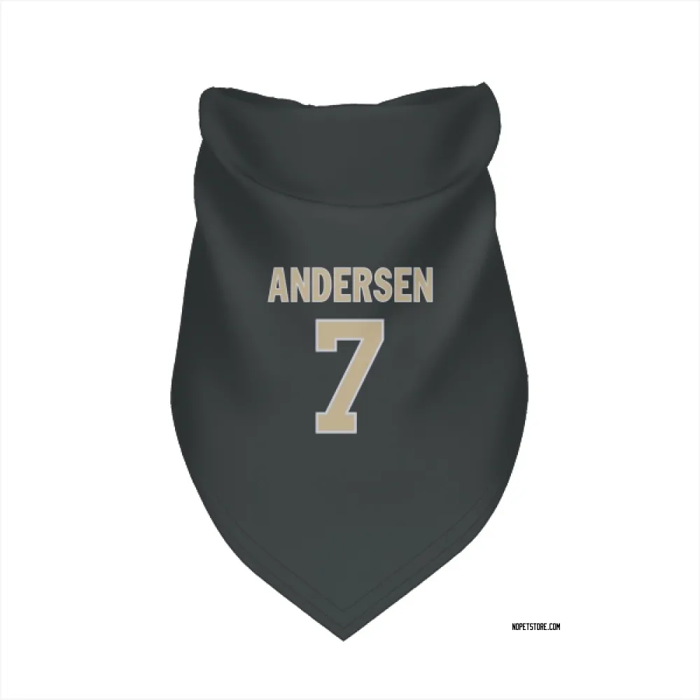 New Orleans Saints Morten Andersen Black Pet Bandana for Dog & Cat