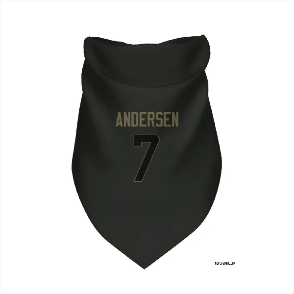 New Orleans Saints Morten Andersen Black Service Pet Bandana for Dog & Cat