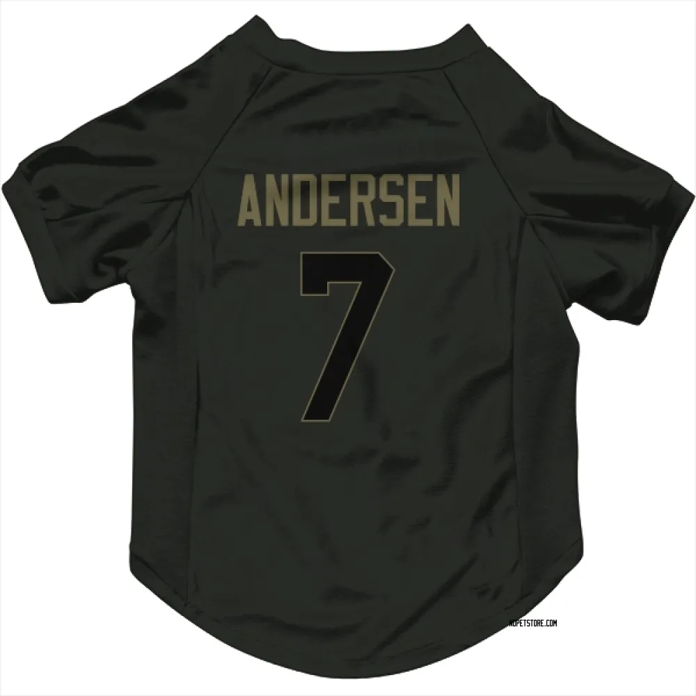 New Orleans Saints Morten Andersen Black Service Pet Jersey for Dog & Cat
